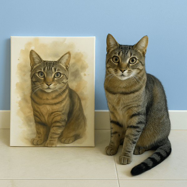 Retrato con fondo difuminado para mascotas