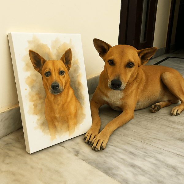 Retrato con fondo difuminado para mascotas