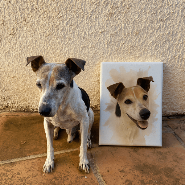 Retrato con fondo difuminado para mascotas