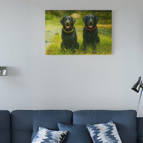 Retrato en Acuarela para Mascotas