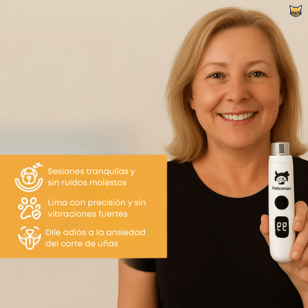 Lima de uñas eléctrica para mascotas