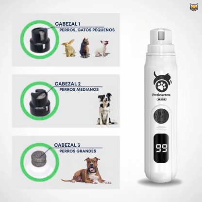 Lima de uñas eléctrica para mascotas