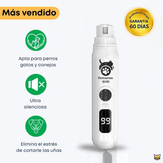 Lima de uñas eléctrica para mascotas