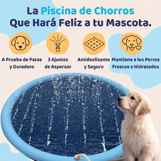 La Piscina de Chorros que Hará Feliz a tu Perro Este Verano