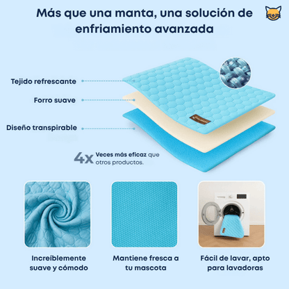 CoolPet™ – Manta refrescante para mascotas