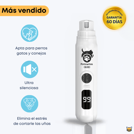 Lima de uñas eléctrica para mascotas
