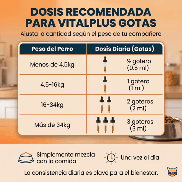 VitalPlus-Suplemento para la longevidad canina