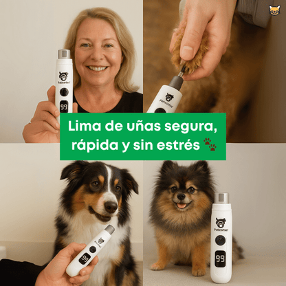Lima de uñas eléctrica para mascotas