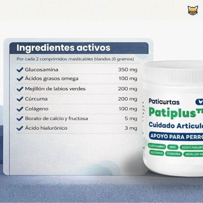 PatiPlus- Suplemento para el cuidado de las articulaciones