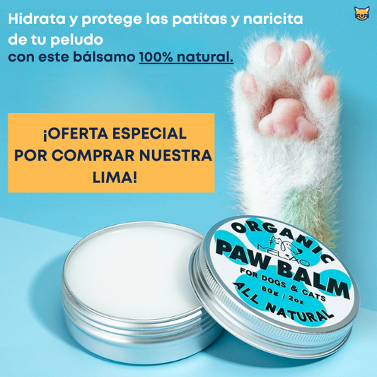Bálsamo natural para nariz y almohadillas